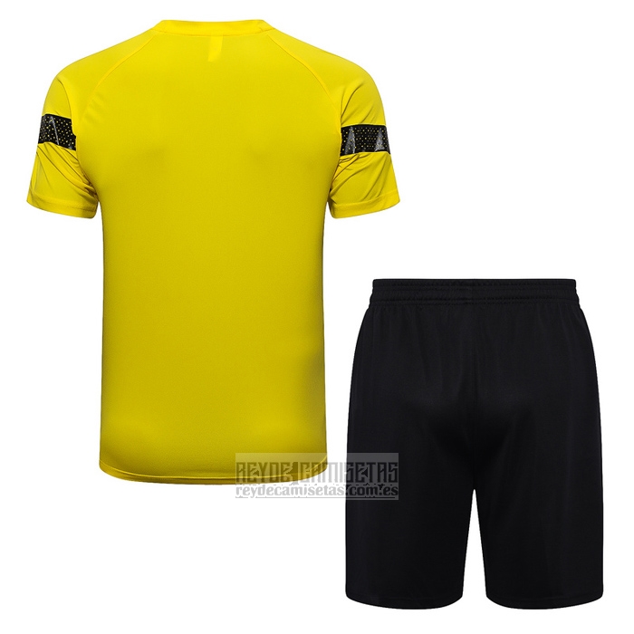 Chandal del Borussia Dortmund Manga Corta 2022-2023 Amarillo - Pantalon Corto